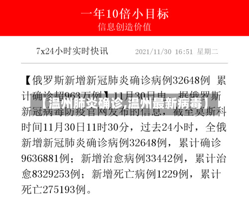【温州肺炎确诊,温州最新病毒】-第2张图片