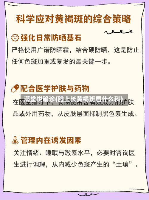 满堂悦确诊(脸上长黄褐斑看什么科)-第2张图片