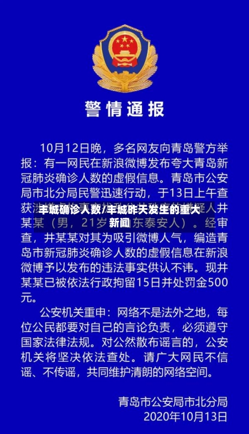 丰城确诊人数/丰城昨天发生的重大新闻-第2张图片