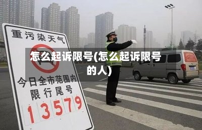 怎么起诉限号(怎么起诉限号的人)