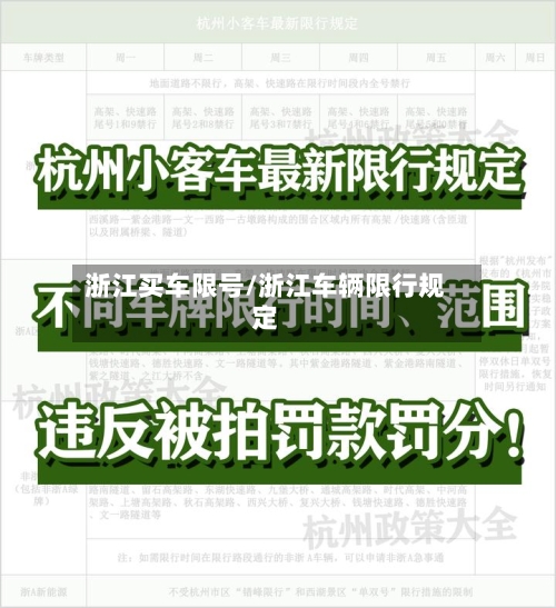 浙江买车限号/浙江车辆限行规定-第2张图片