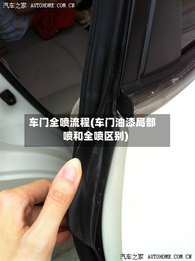 车门全喷流程(车门油漆局部喷和全喷区别)