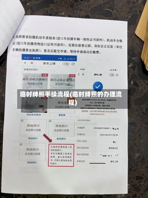 临时牌照手续流程(临时牌照的办理流程)