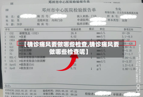【确诊痛风要做哪些检查,确诊痛风要做哪些检查呢】-第2张图片