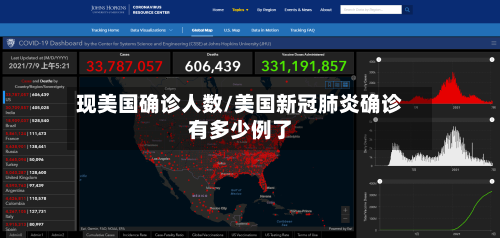 现美国确诊人数/美国新冠肺炎确诊有多少例了-第2张图片