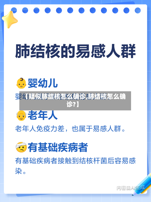 【疑似肺结核怎么确诊,肺结核怎么确诊?】