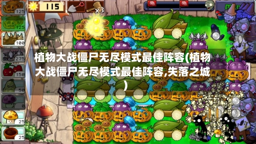 植物大战僵尸无尽模式最佳阵容(植物大战僵尸无尽模式最佳阵容,失落之城)-第2张图片
