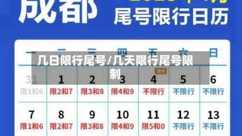 几日限行尾号/几天限行尾号限制-第2张图片
