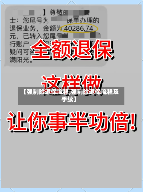 【强制险退保流程,强制险退保流程及手续】-第3张图片