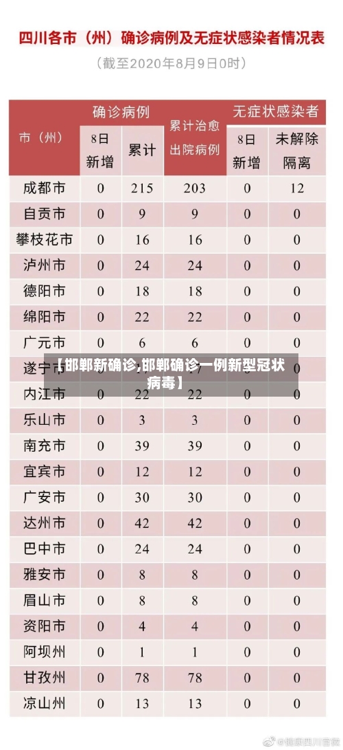 【邯郸新确诊,邯郸确诊一例新型冠状病毒】-第2张图片