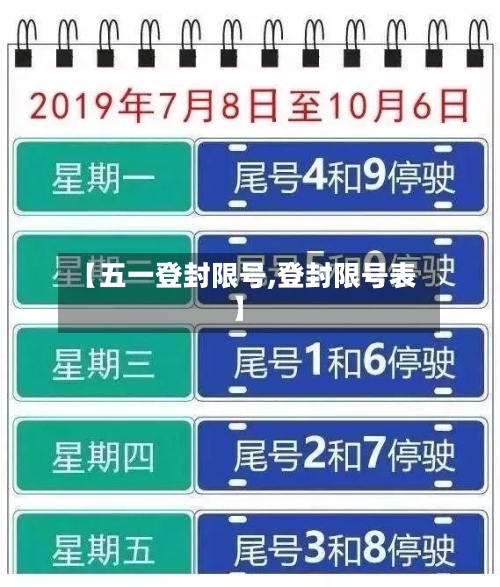 【五一登封限号,登封限号表】