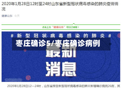 枣庄确诊5/枣庄确诊病例