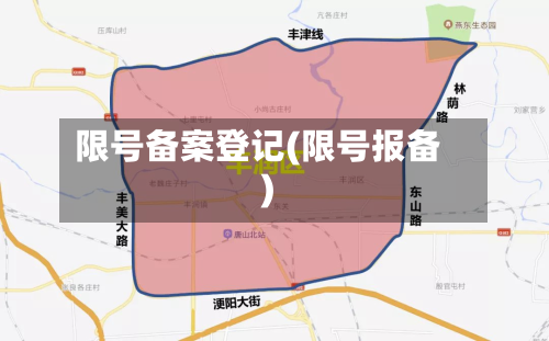 限号备案登记(限号报备)