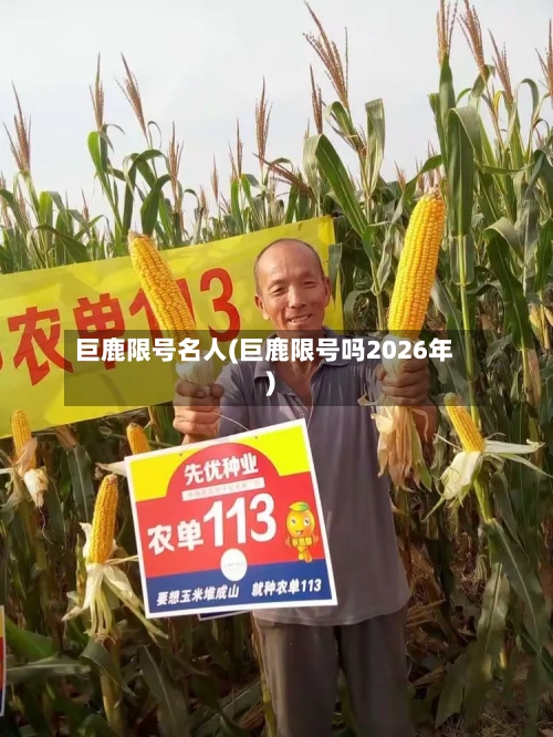 巨鹿限号名人(巨鹿限号吗2026年)