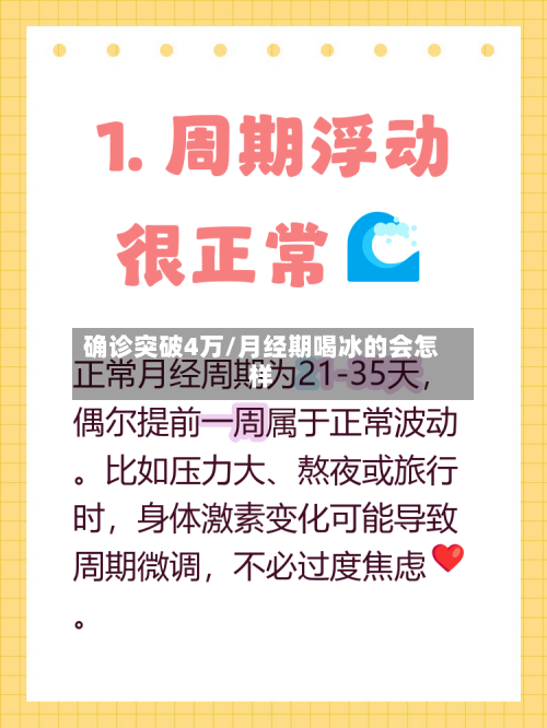 确诊突破4万/月经期喝冰的会怎样