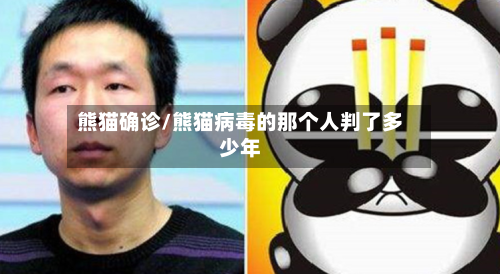 熊猫确诊/熊猫病毒的那个人判了多少年