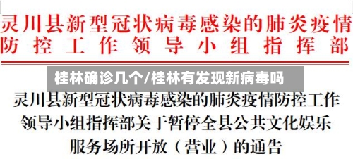 桂林确诊几个/桂林有发现新病毒吗