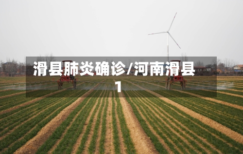 滑县肺炎确诊/河南滑县1-第3张图片
