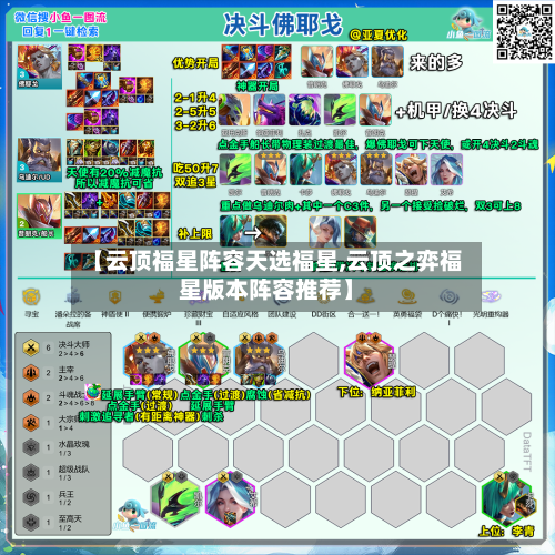 【云顶福星阵容天选福星,云顶之弈福星版本阵容推荐】-第2张图片