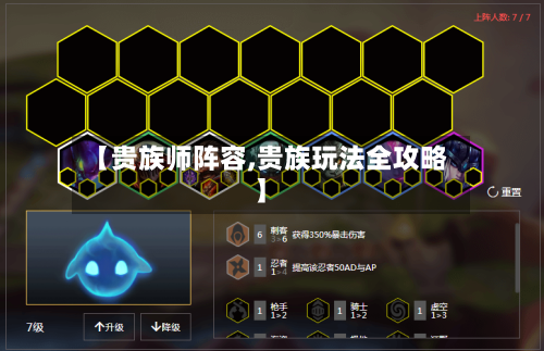 【贵族师阵容,贵族玩法全攻略】