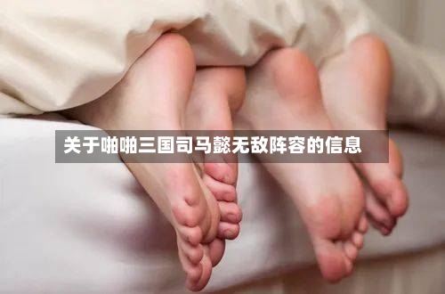 关于啪啪三国司马懿无敌阵容的信息-第3张图片