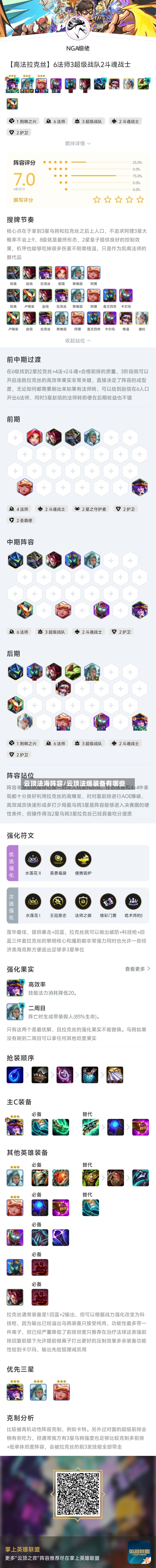 云顶法海阵容/云顶法爆装备有哪些-第2张图片