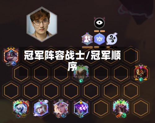 冠军阵容战士/冠军顺序