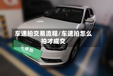 车速拍交易流程/车速拍怎么拍才成交-第3张图片