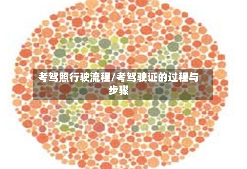 考驾照行驶流程/考驾驶证的过程与步骤