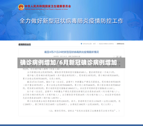 确诊病例增加/6月新冠确诊病例增加-第3张图片