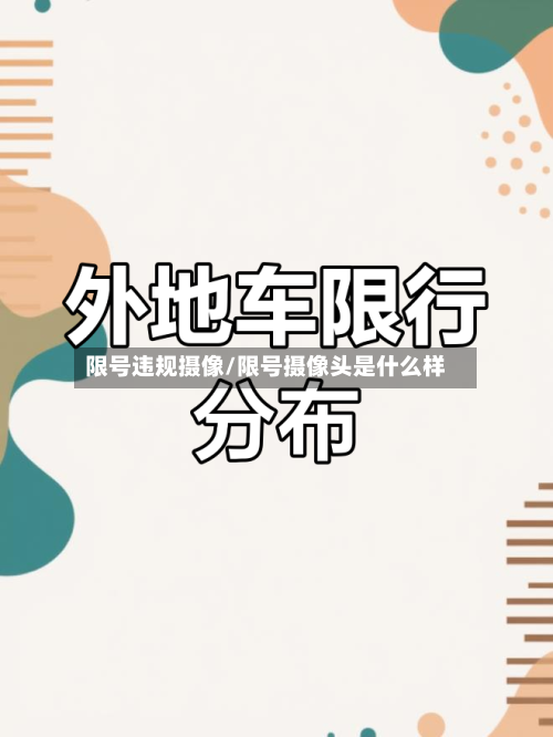 限号违规摄像/限号摄像头是什么样