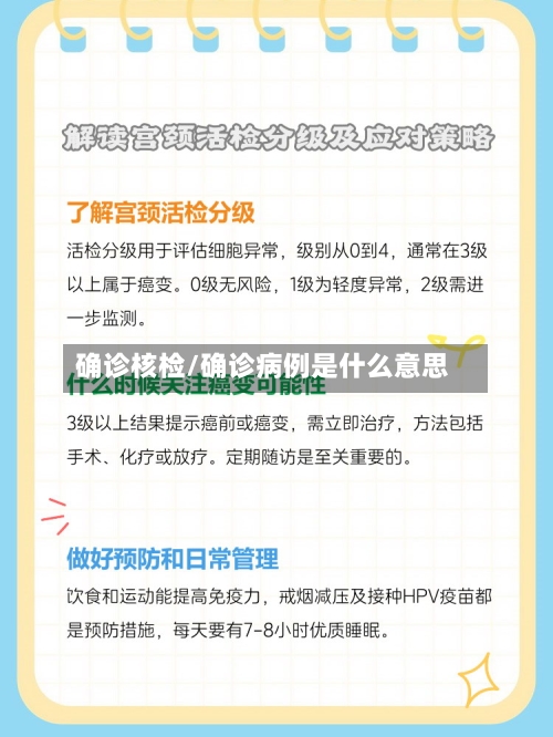 确诊核检/确诊病例是什么意思-第2张图片