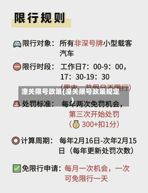 潼关限号政策(潼关限号政策规定)