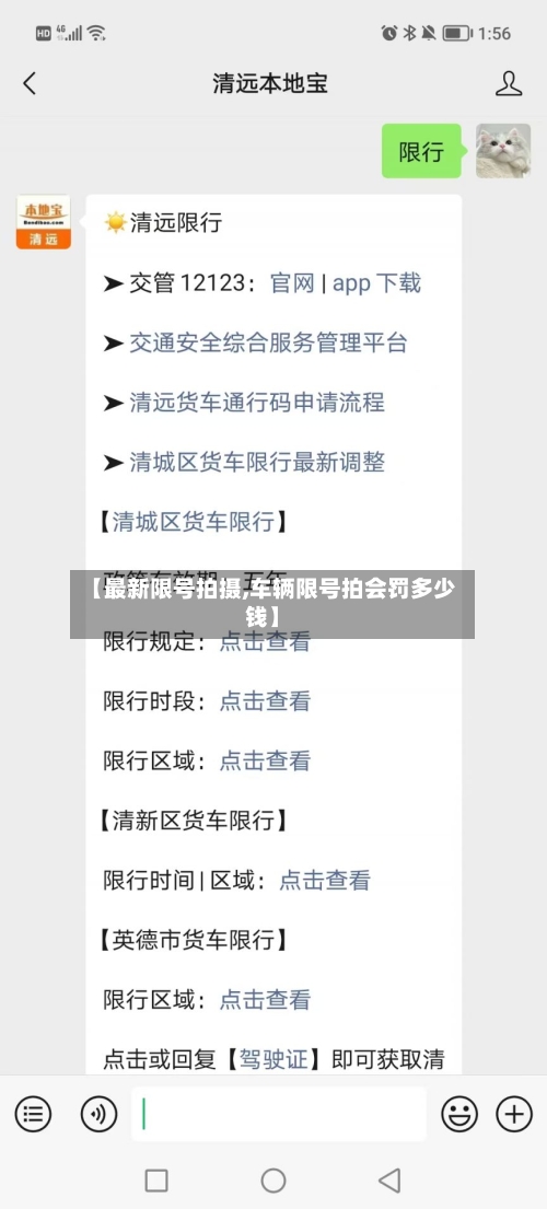【最新限号拍摄,车辆限号拍会罚多少钱】-第2张图片