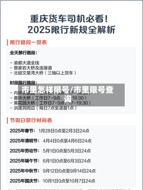 市里怎样限号/市里限号查询-第2张图片