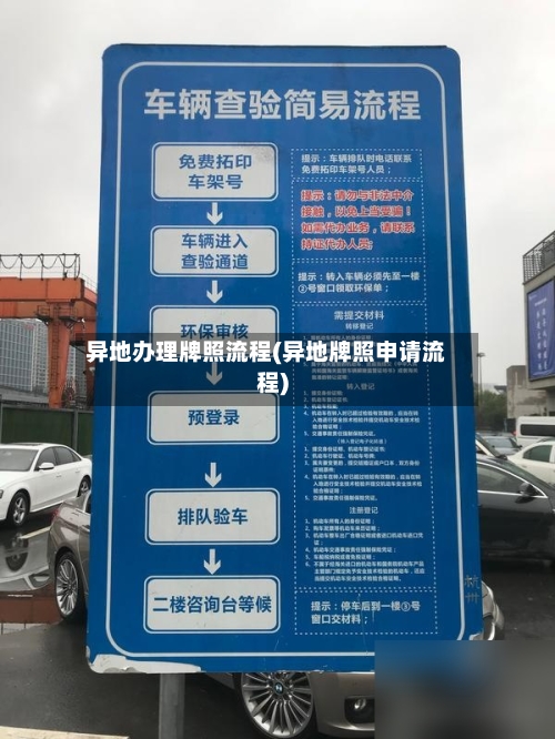 异地办理牌照流程(异地牌照申请流程)-第2张图片