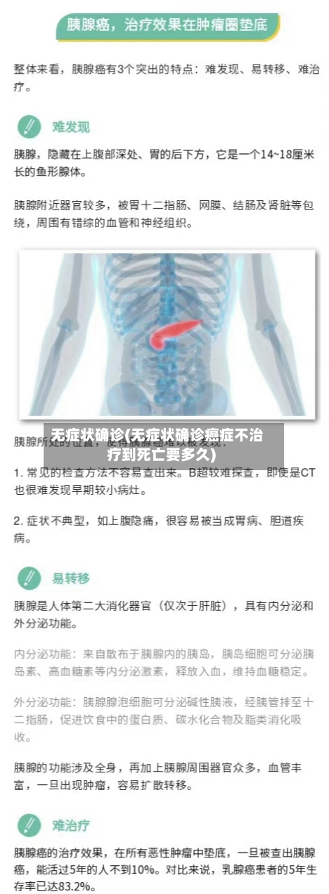 无症状确诊(无症状确诊癌症不治疗到死亡要多久)-第2张图片