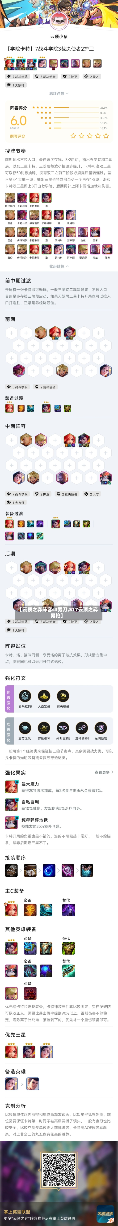 【云顶之弈阵容s4男刀,S17云顶之弈男枪】-第3张图片