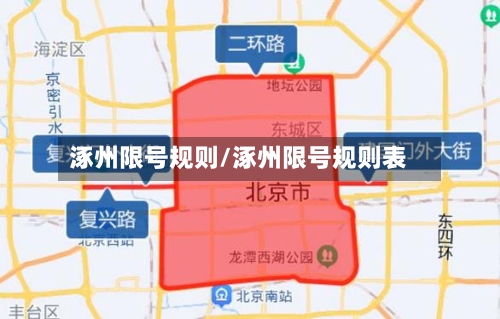 涿州限号规则/涿州限号规则表