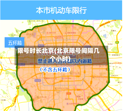 限号时长北京(北京限号间隔几个小时)-第3张图片