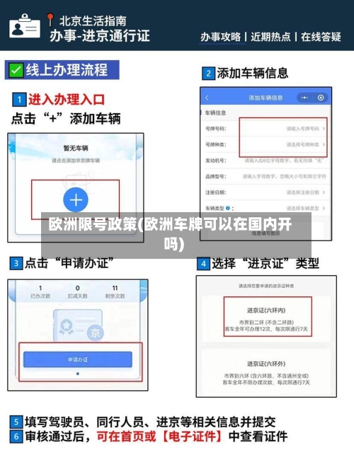 欧洲限号政策(欧洲车牌可以在国内开吗)