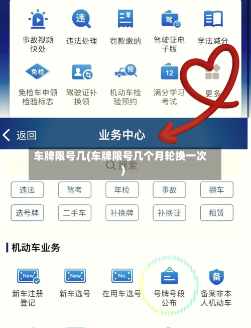 车牌限号几(车牌限号几个月轮换一次)-第2张图片