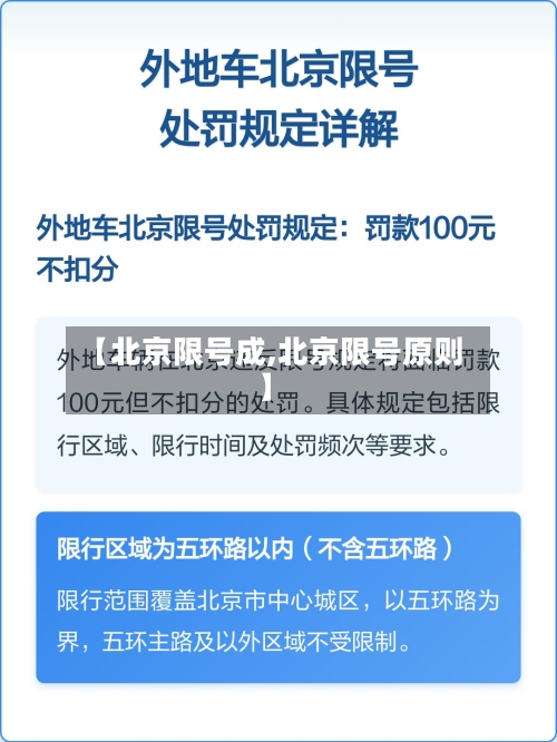 【北京限号成,北京限号原则】-第3张图片