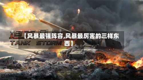 【风暴最强阵容,风暴最厉害的三样东西】-第2张图片