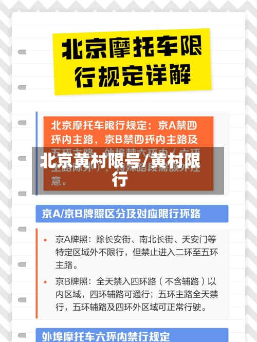 北京黄村限号/黄村限行