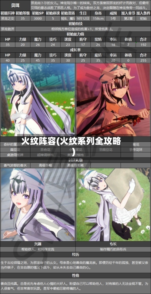 火纹阵容(火纹系列全攻略)