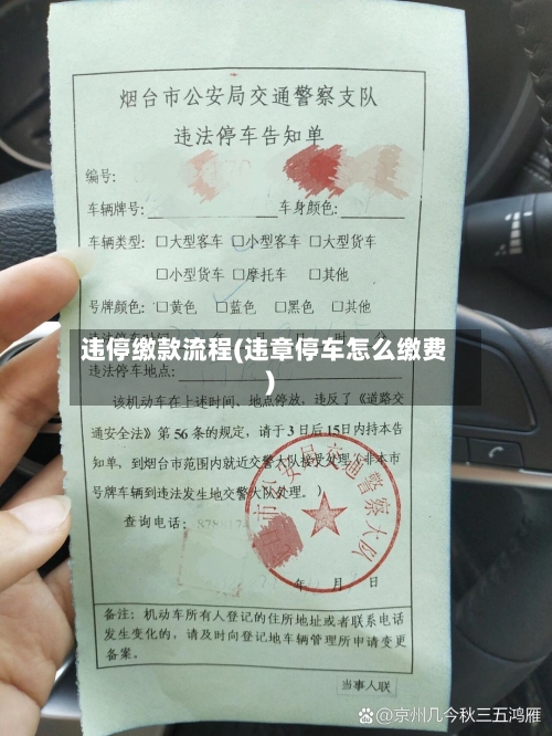 违停缴款流程(违章停车怎么缴费)