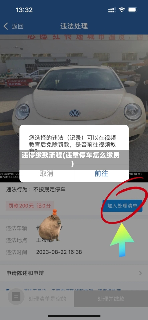 违停缴款流程(违章停车怎么缴费)-第2张图片