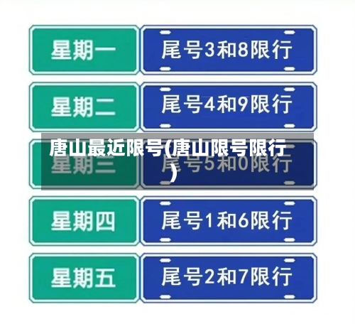 唐山最近限号(唐山限号限行)