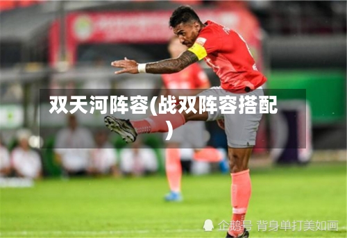 双天河阵容(战双阵容搭配)